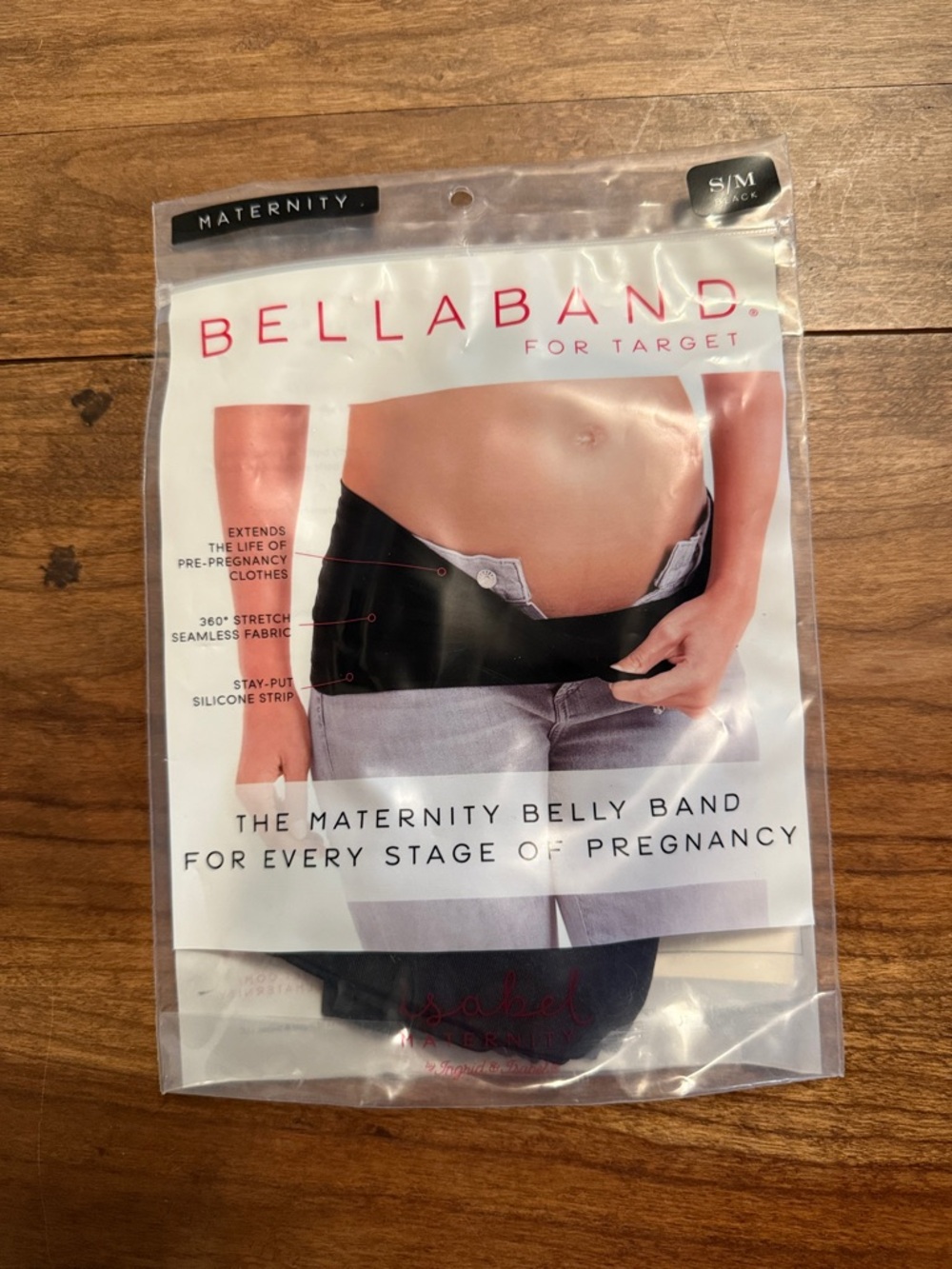 BELLABAND Maternity Belly Band - Black NWT